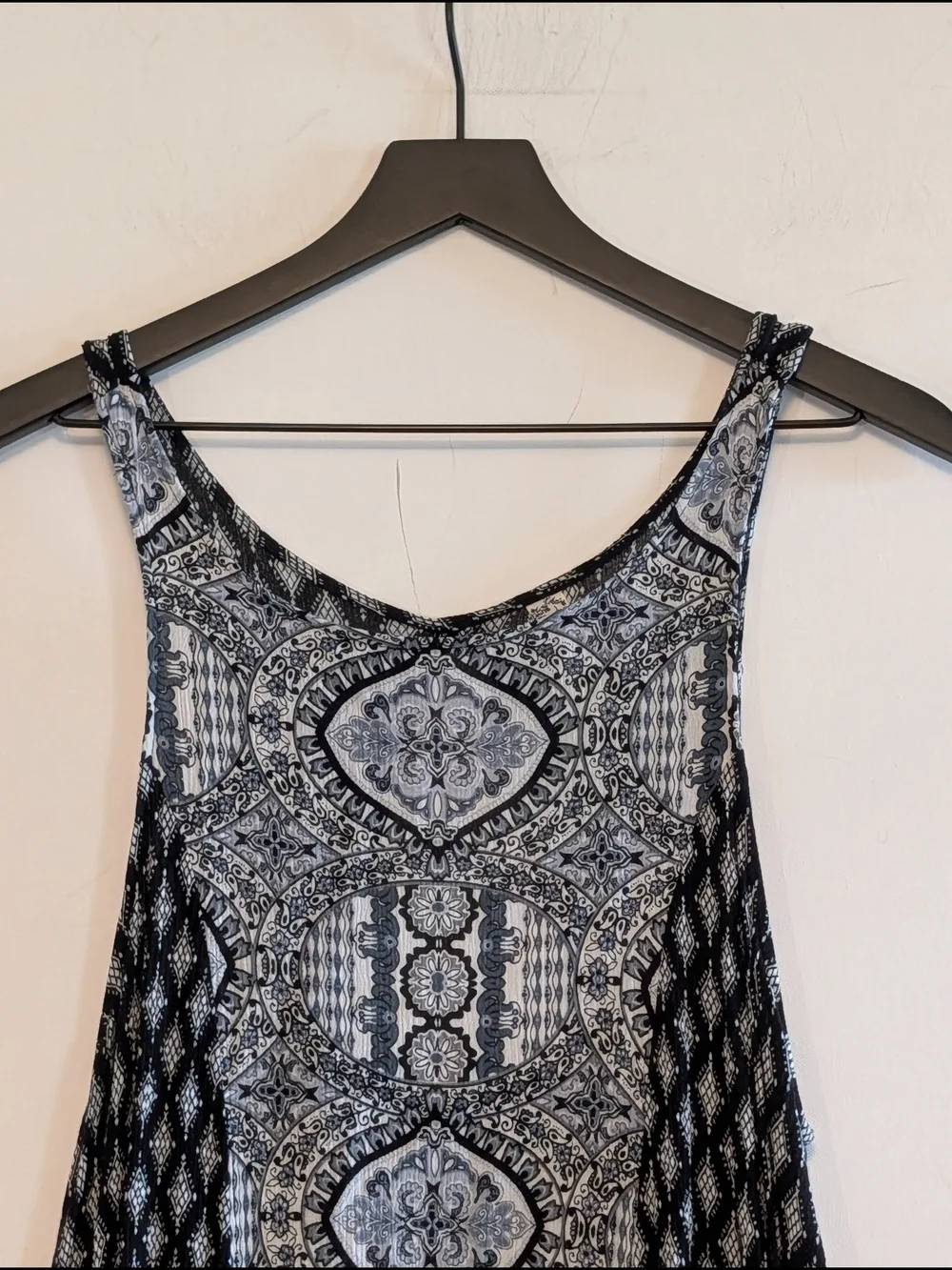 Intimately Free People Dress Sm. Petite Printed Handkerchief Hem Swing Romantic - Picture 3 of 8